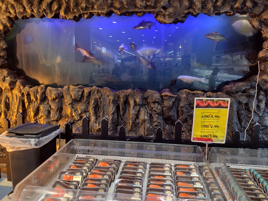 Fisch im Supermarkt