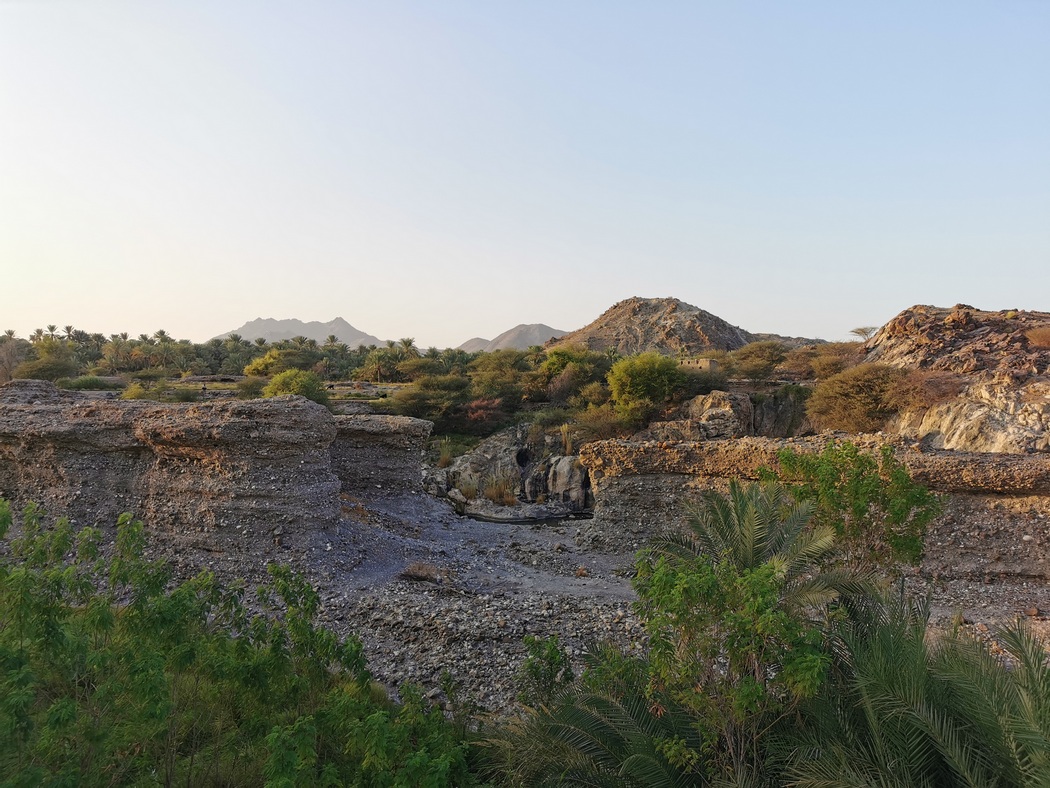 Ausblick über Wadi Al Hoqain