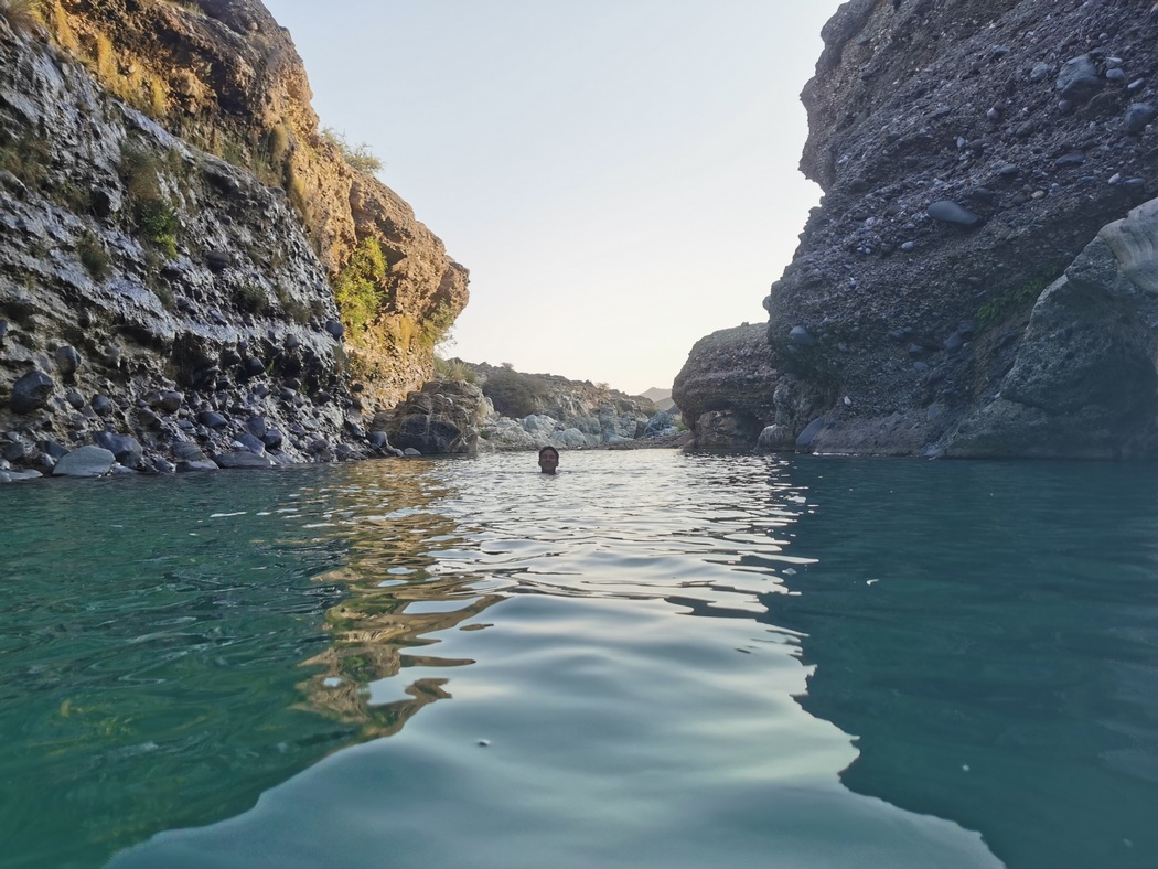 Sonnenaufgang über Wadi