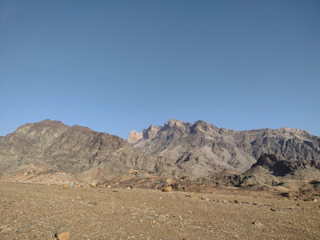 Felsige Berge im Oman