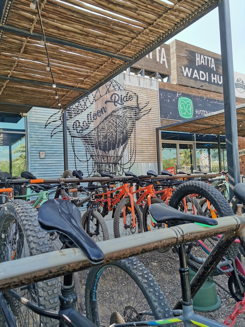 Leihräder im Hatta Wadi Hub