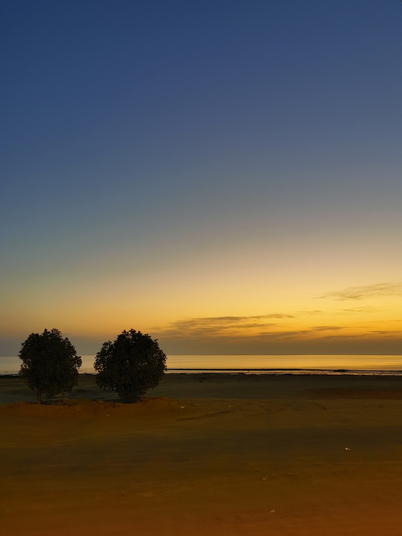 Sonnenuntergang über Katar