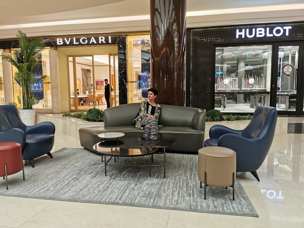 Sitzgruppe in einer Mall