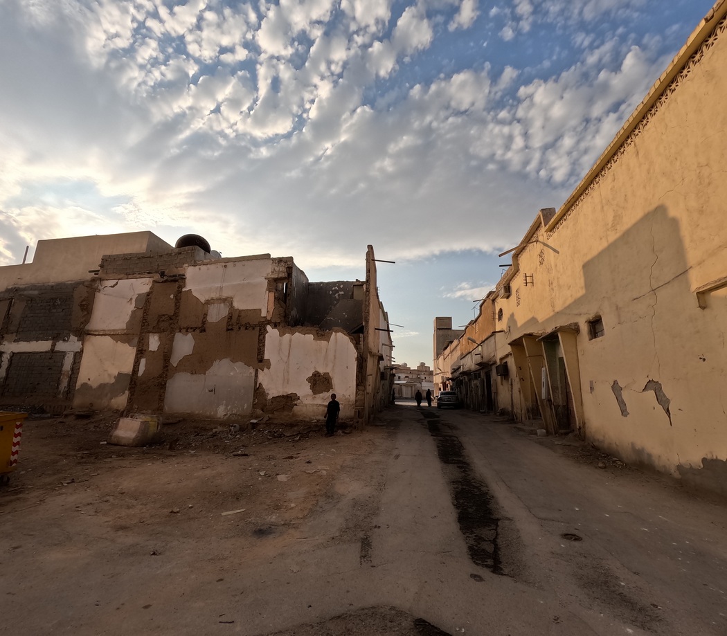 Viertel am Rande von Riad