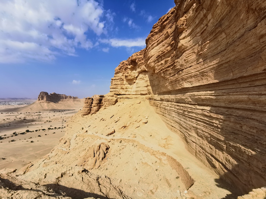 Geländekante beim Camel Trail