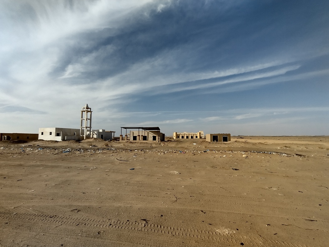 Verlassene Tankstelle