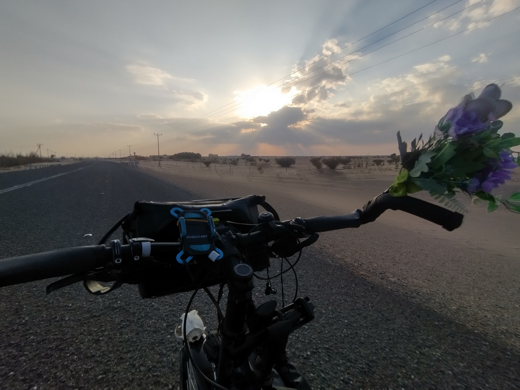 Sonnenuntergang über Tilmanns Lenker