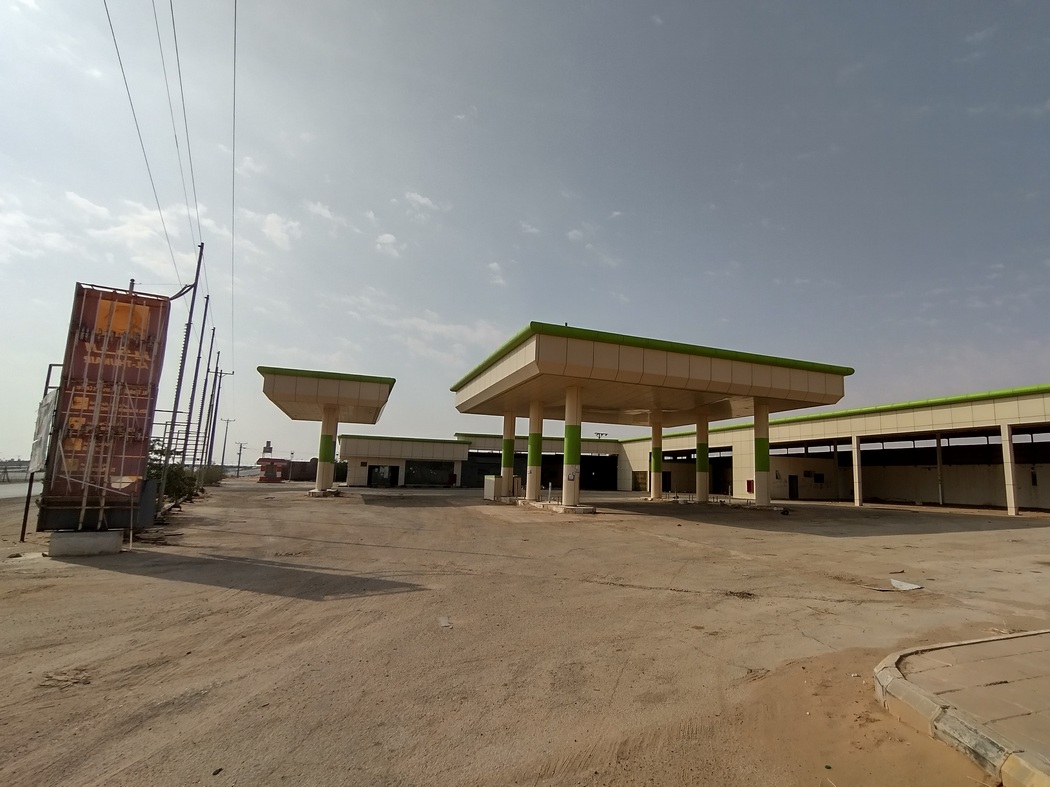 Verlassene Tankstelle