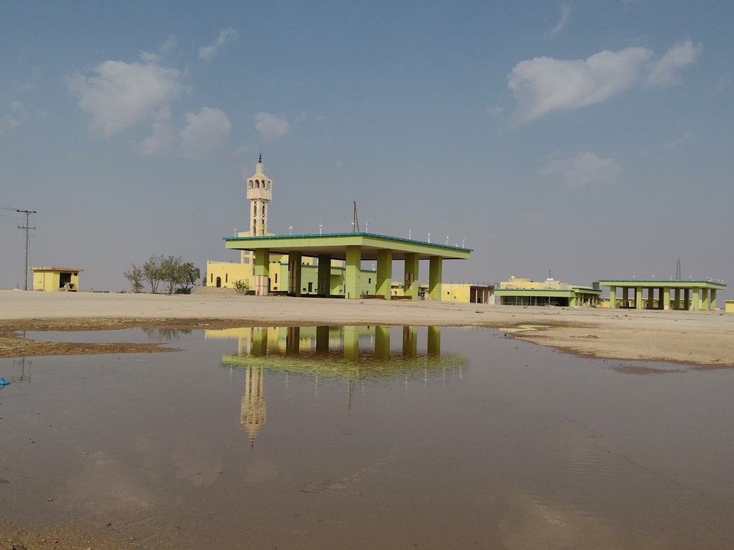 Verlassene Tankstelle