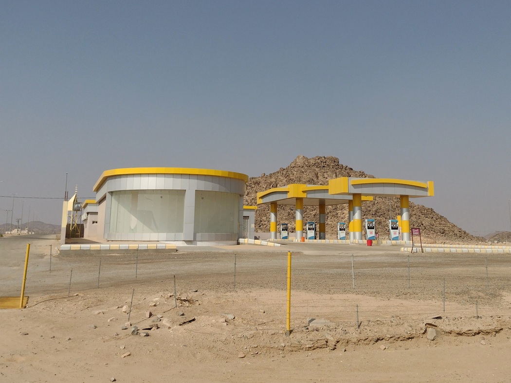 Verlassene Tankstelle