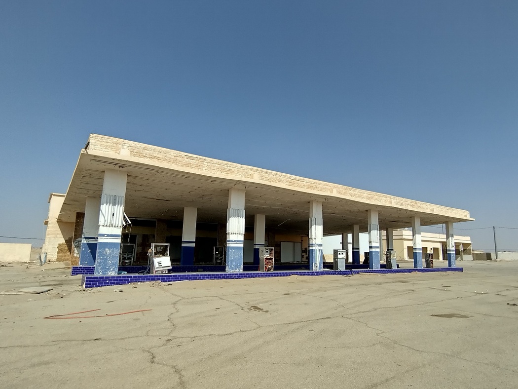 Verlassene Tankstelle