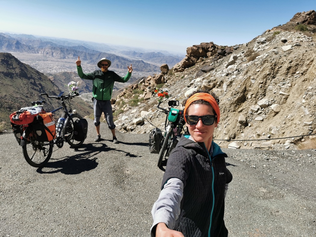 Julia und Tilmann vor Panorama