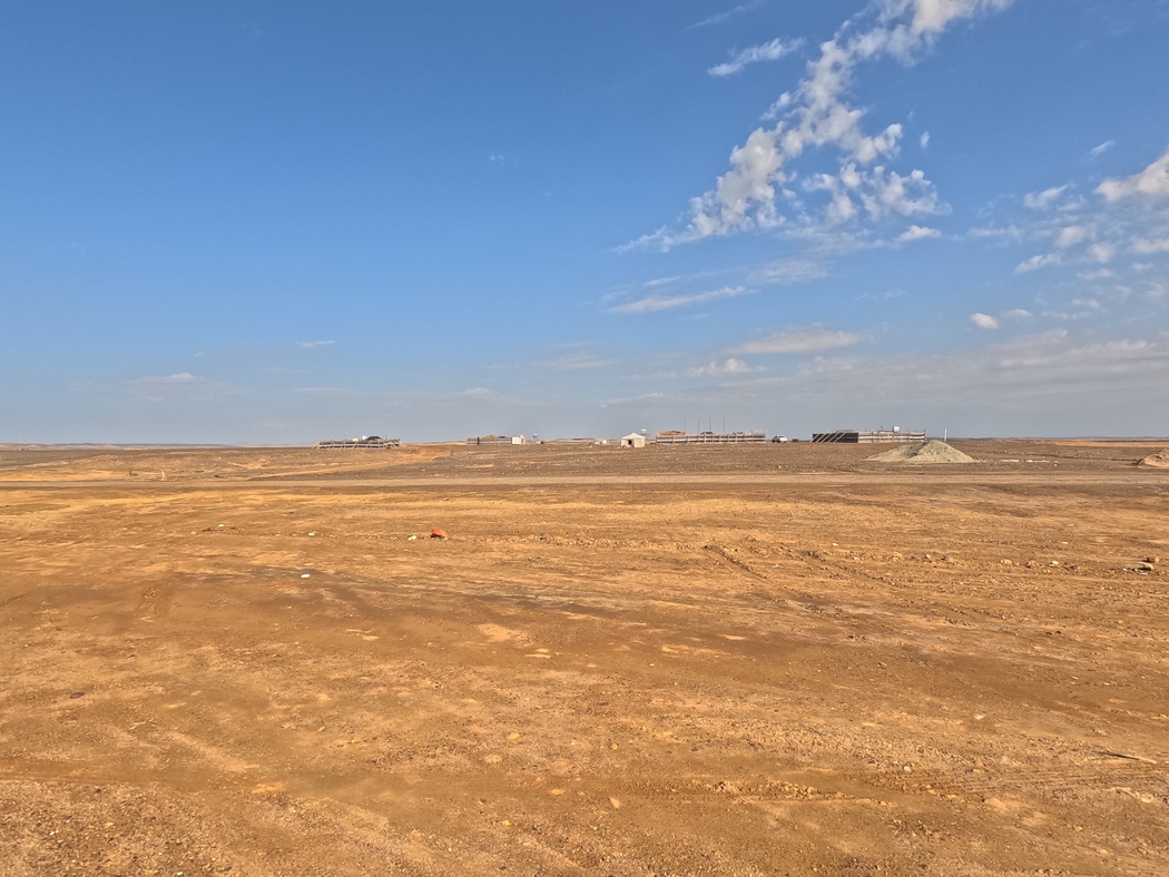 Nomaden-Zelte am Horizont