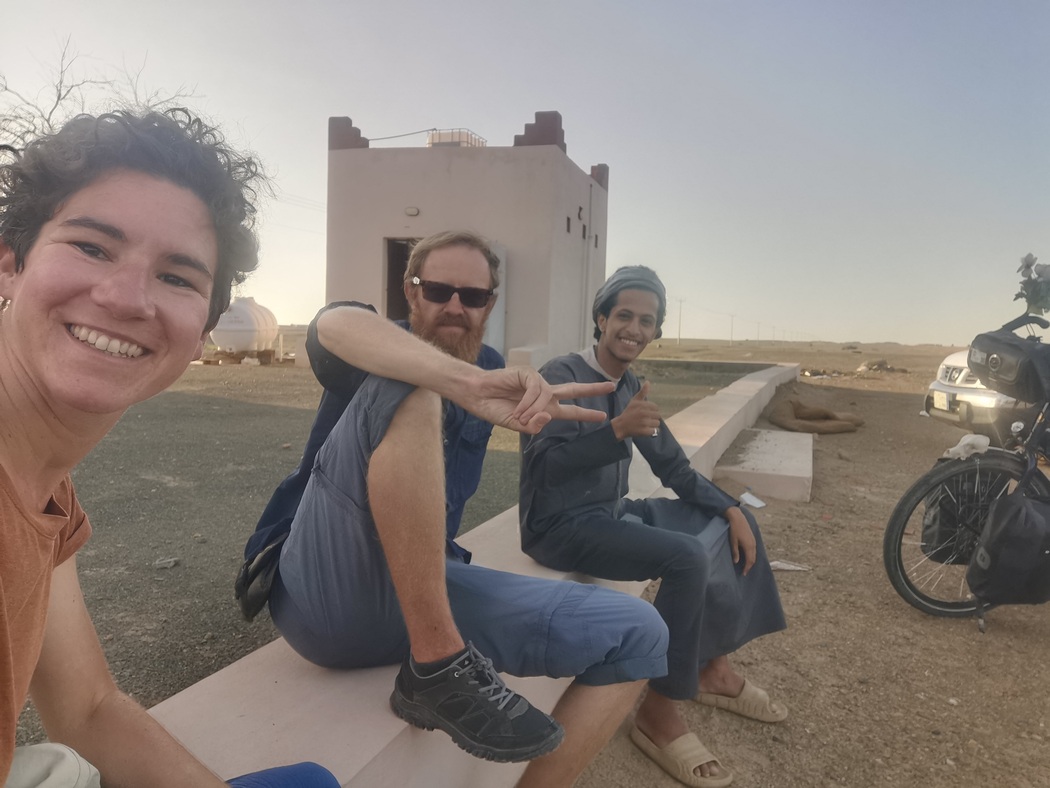 Selfie mit jungem Mann