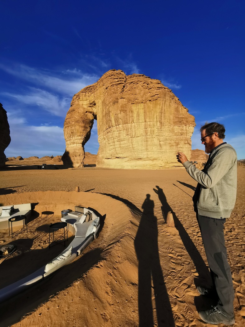 Tilmann macht Fotos vom Elephant Rock