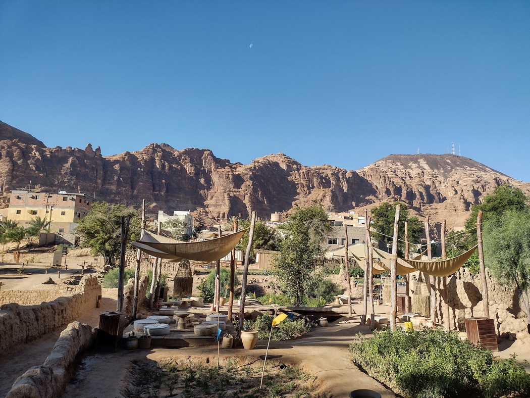 Pausenplätze in der Oase