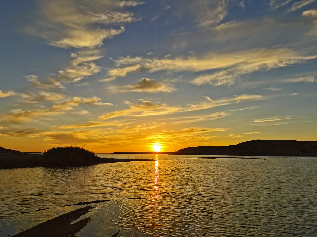 Sonnenuntergang überm Roten Meer