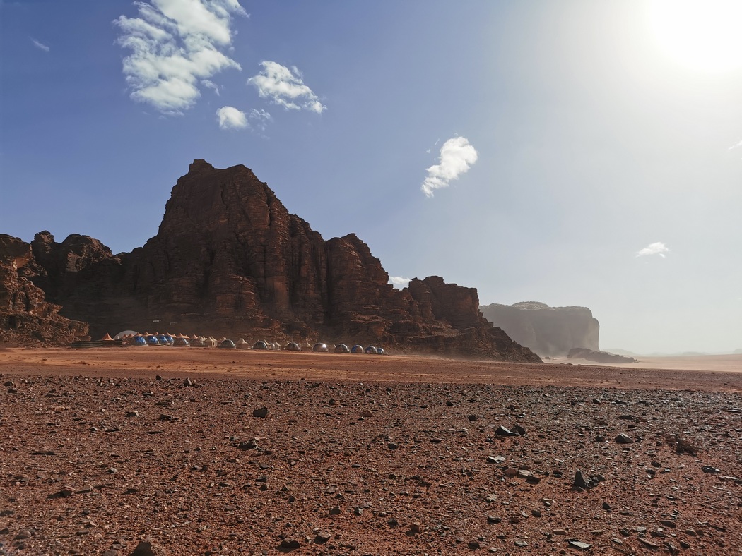 Touristen-Camp in Wadi Rum