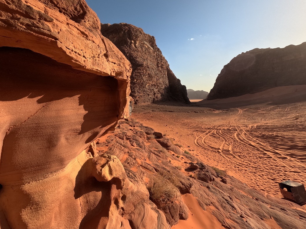 Panorama im Wadi Rum