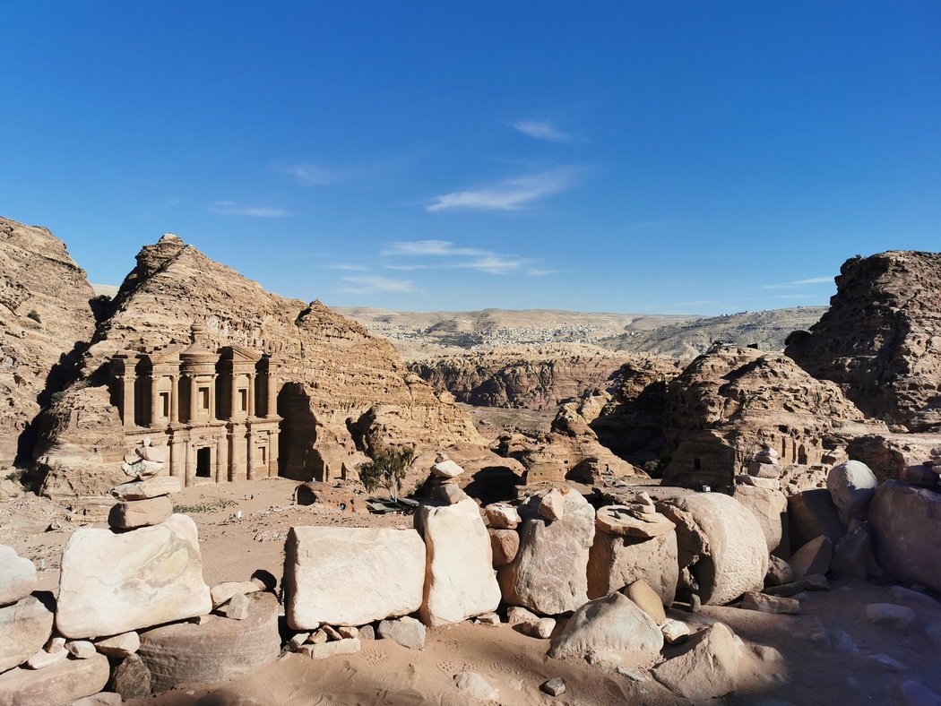 Blick auf Kloster Addeir