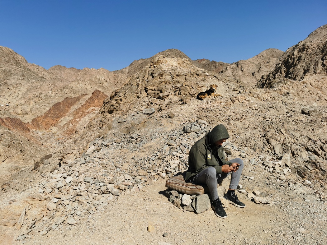 Sergio auf Mount Internet