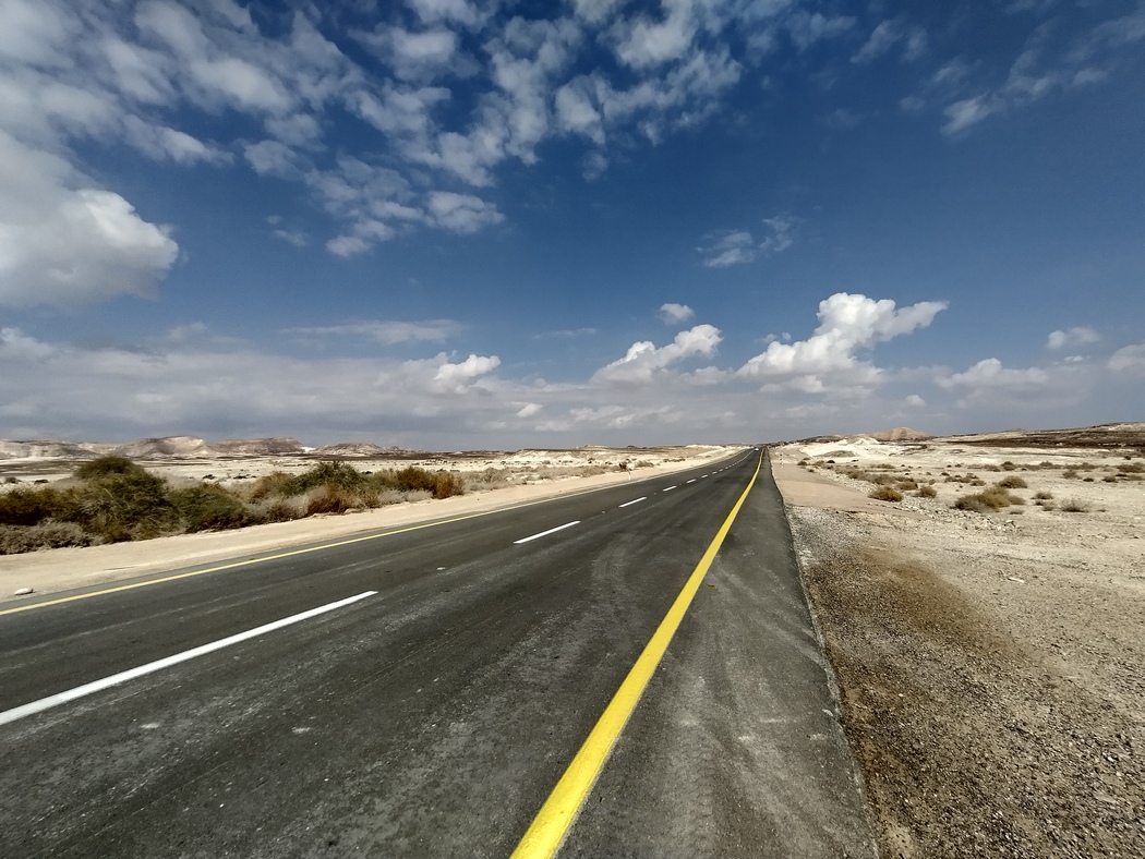 Highway durch die Wüste